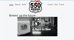 Desktop Screenshot of 550brew.com